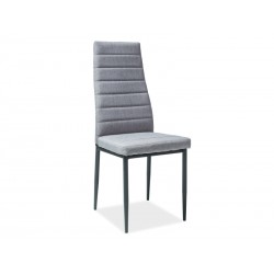 Фото4.Комплект стіл Turin 110(170)x74 Чорний+ 4 крісла H-265 (бежевий,чорний,сірий,синій)